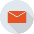 icone com ilustração de e-mail